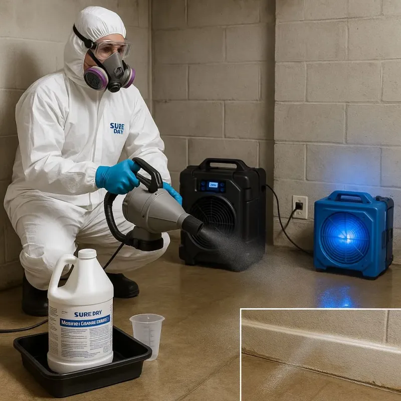 Sanitization and Odor Removal process in Big Rapids, MI