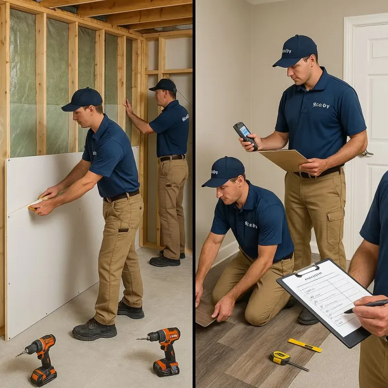 Repairs and Reconstruction process in Big Rapids, MI