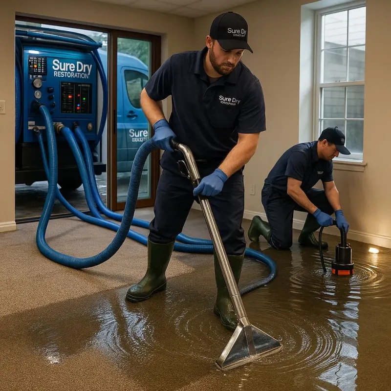 Water Extraction and Removal process in Big Rapids, MI